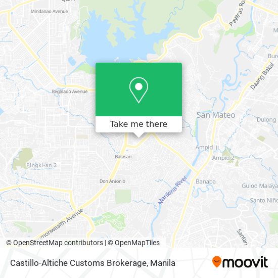 Castillo-Altiche Customs Brokerage map