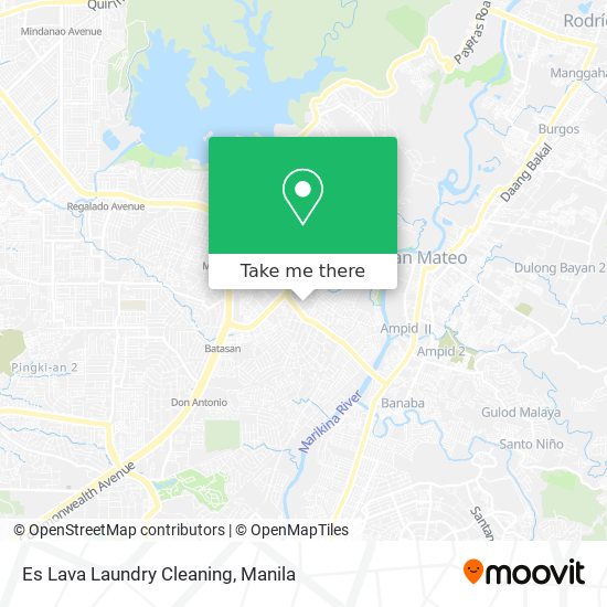 Es Lava Laundry Cleaning map