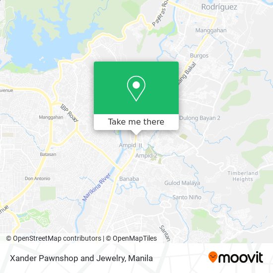Xander Pawnshop and Jewelry map