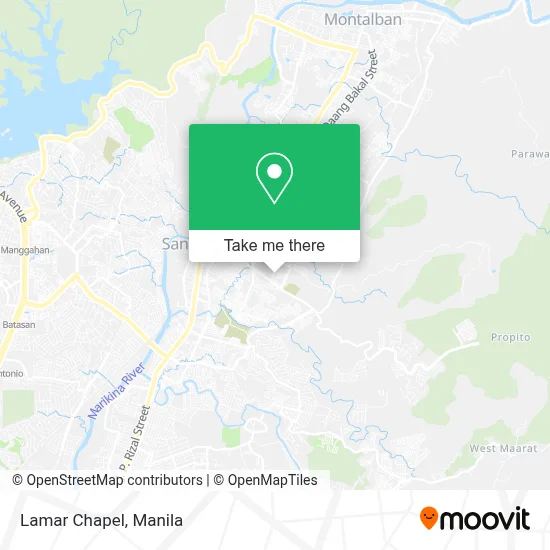 Lamar Chapel map