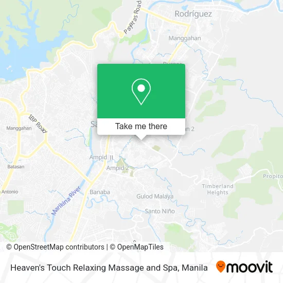 Heaven's Touch Relaxing Massage and Spa map