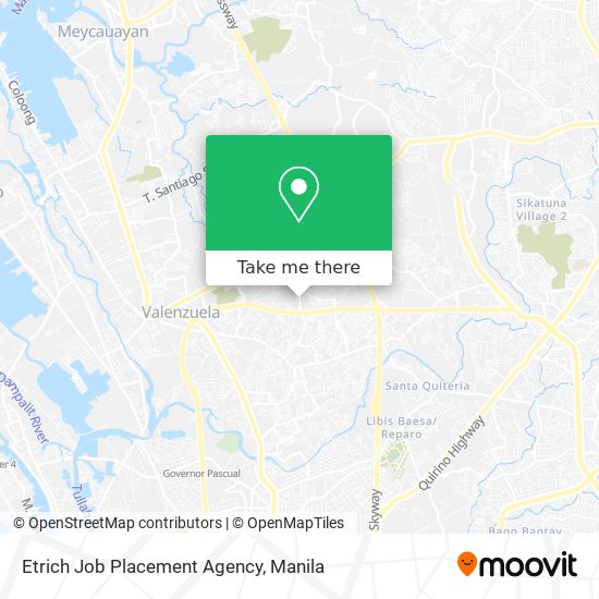 Etrich Job Placement Agency map