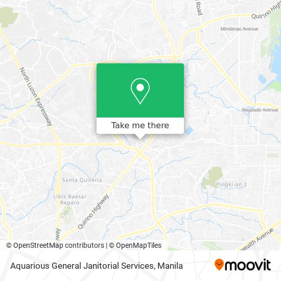 Aquarious General Janitorial Services map