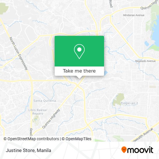 Justine Store map