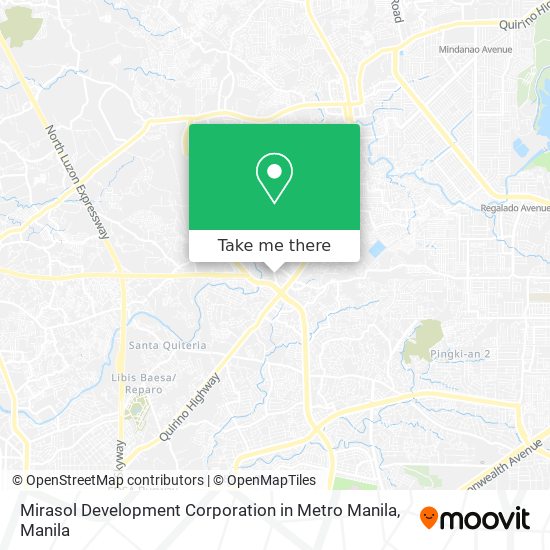 Mirasol Development Corporation in Metro Manila map