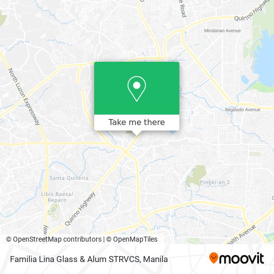 Familia Lina Glass & Alum STRVCS map
