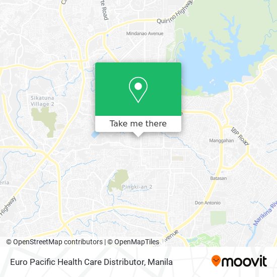 Euro Pacific Health Care Distributor map