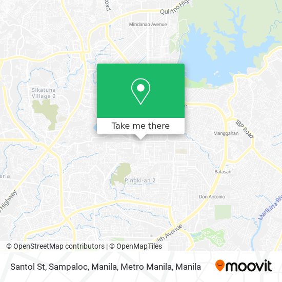 Santol St, Sampaloc, Manila, Metro Manila map