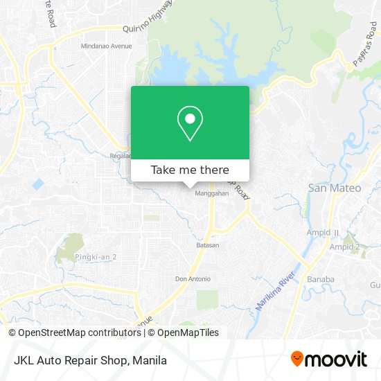 JKL Auto Repair Shop map