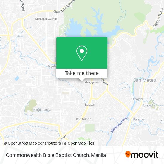 Commonwealth Bible Baptist Church map