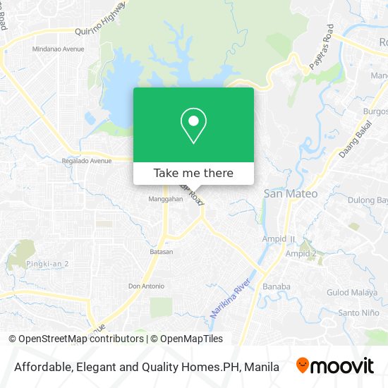 Affordable, Elegant and Quality Homes.PH map