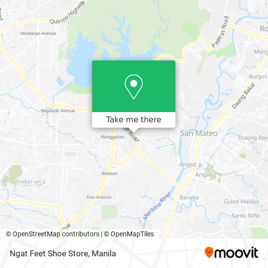 Ngat Feet Shoe Store map