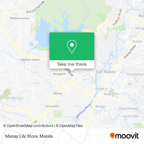 Manay Lily Store map