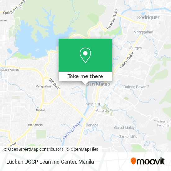 Lucban UCCP Learning Center map