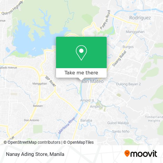 Nanay Ading Store map