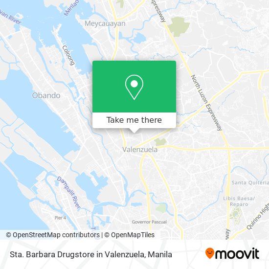 Sta. Barbara Drugstore in Valenzuela map