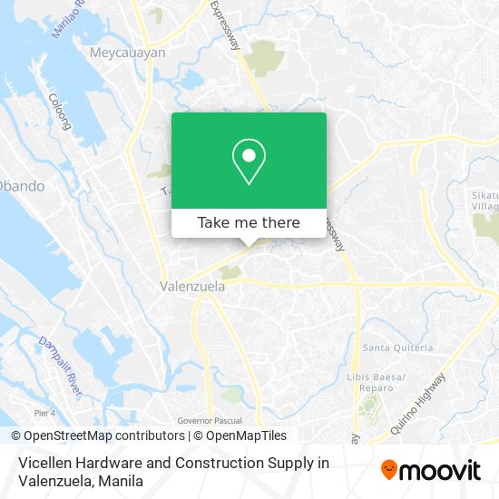 Vicellen Hardware and Construction Supply in Valenzuela map