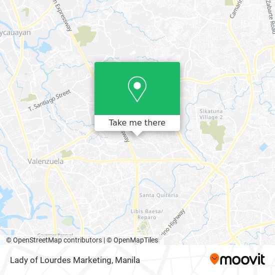 Lady of Lourdes Marketing map