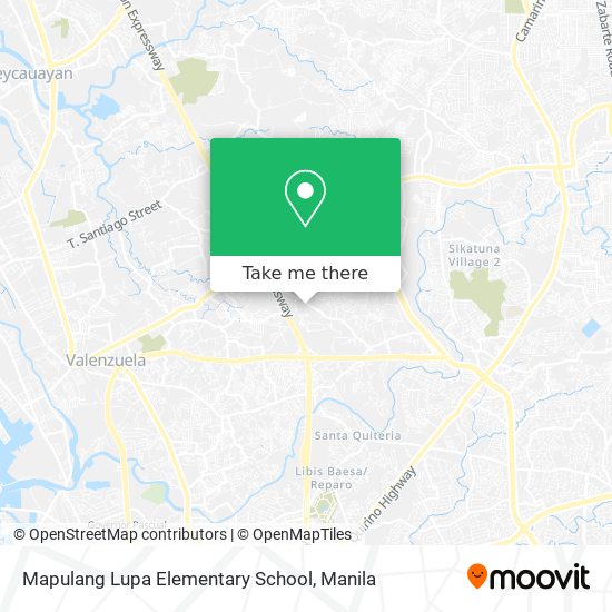 Mapulang Lupa Elementary School map