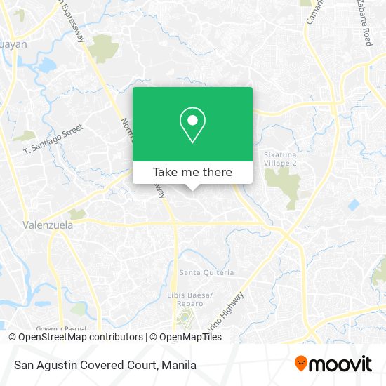 San Agustin Covered Court map