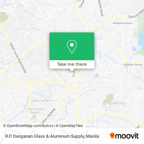 R.P. Danganan Glass & Aluminum Supply map
