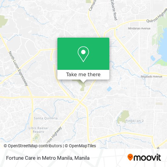 Fortune Care in Metro Manila map