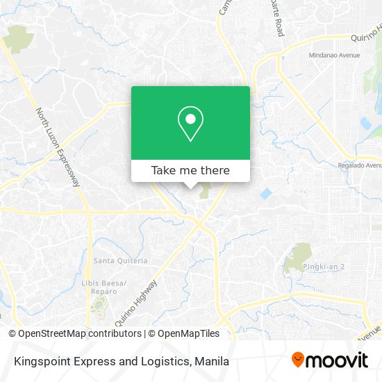 Kingspoint Express and Logistics map