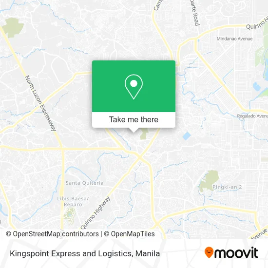 Kingspoint Express and Logistics map