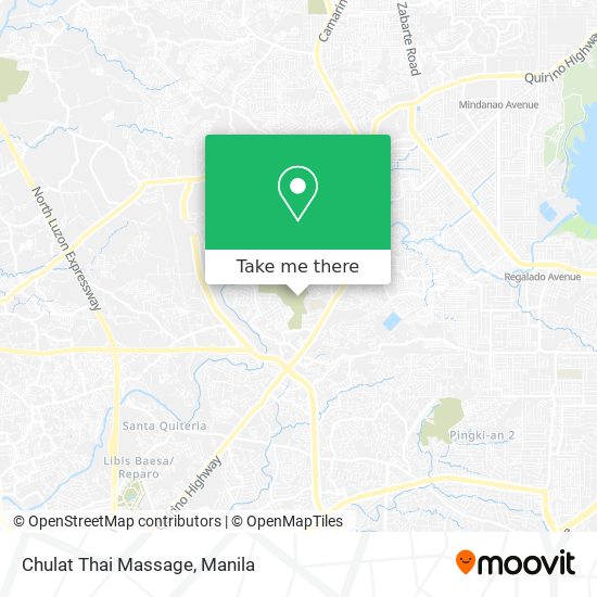 Chulat Thai Massage map