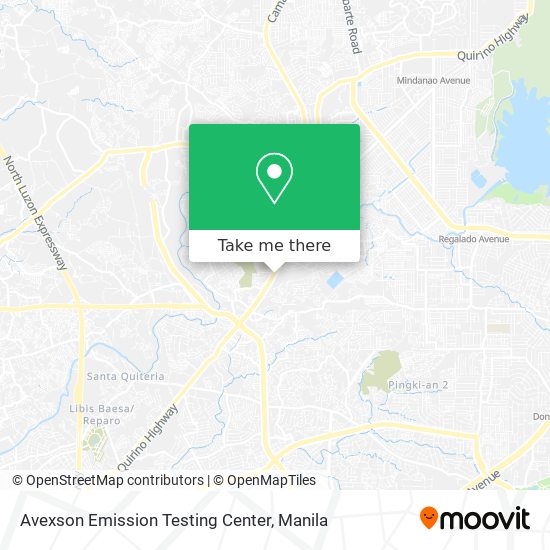 Avexson Emission Testing Center map