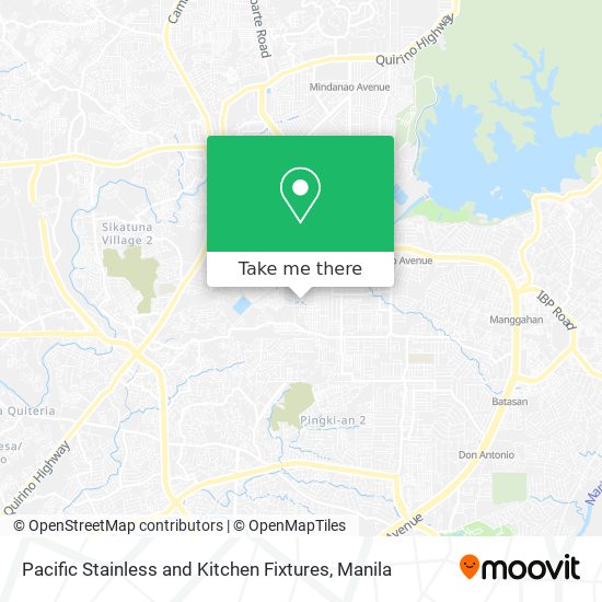 Pacific Stainless and Kitchen Fixtures map