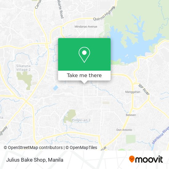 Julius Bake Shop map
