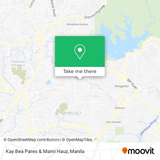Kay Bea Pares & Mami Hauz map