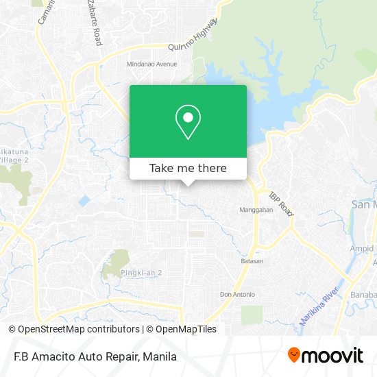 F.B Amacito Auto Repair map