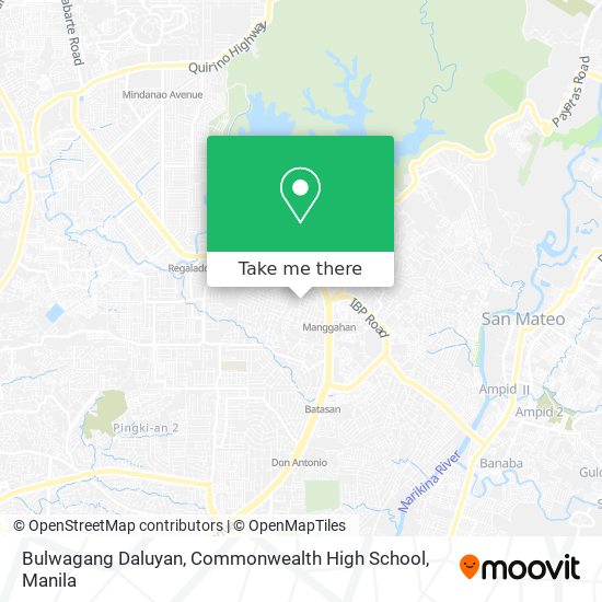 Bulwagang Daluyan, Commonwealth High School map