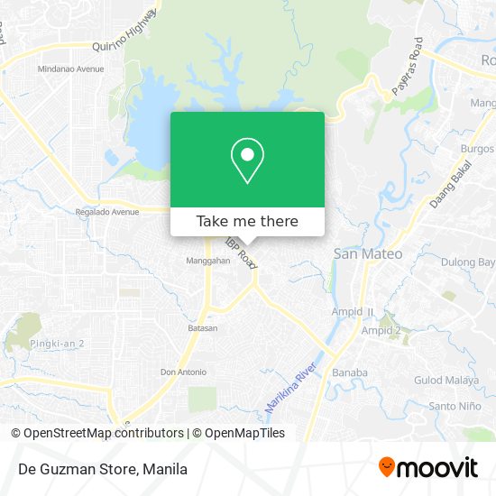 De Guzman Store map