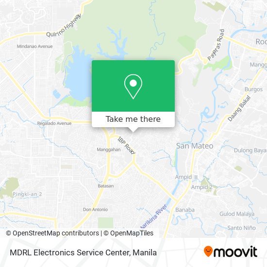 MDRL Electronics Service Center map
