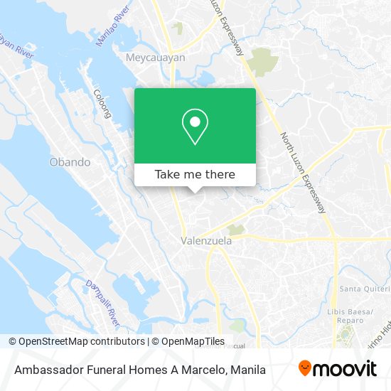 Ambassador Funeral Homes A Marcelo map