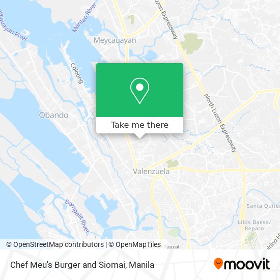 Chef Meu's Burger and Siomai map
