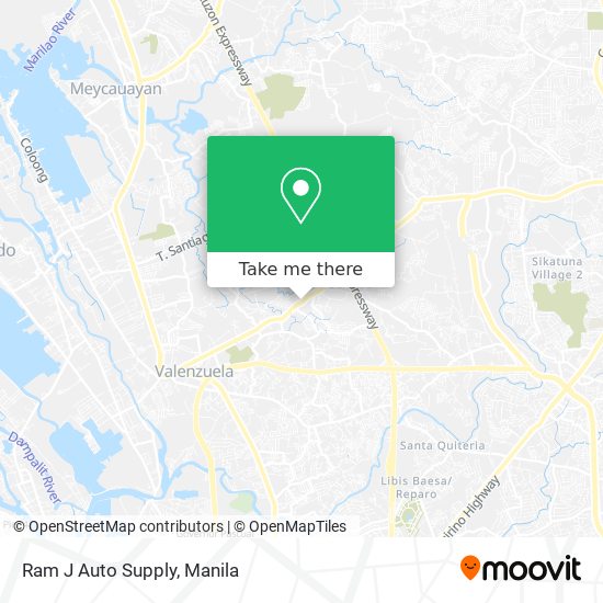 Ram J Auto Supply map