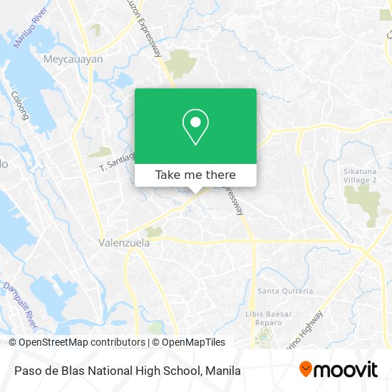 Paso de Blas National High School map