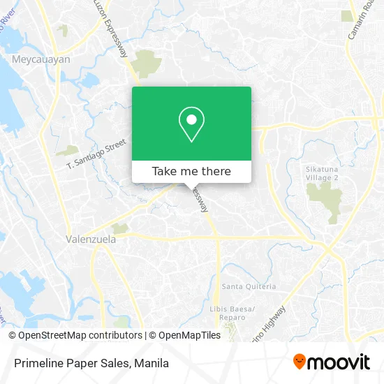 Primeline Paper Sales map