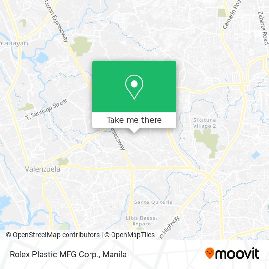 Rolex Plastic MFG Corp. map