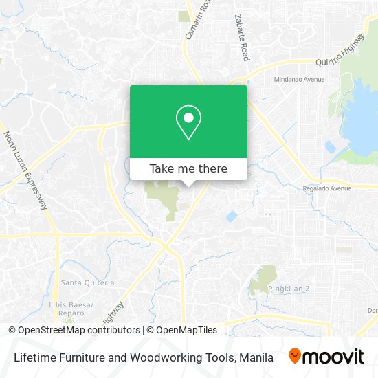 Lifetime Furniture and Woodworking Tools map