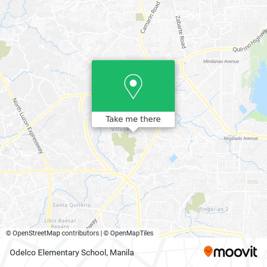 Odelco Elementary School map