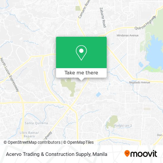 Acervo Trading & Construction Supply map