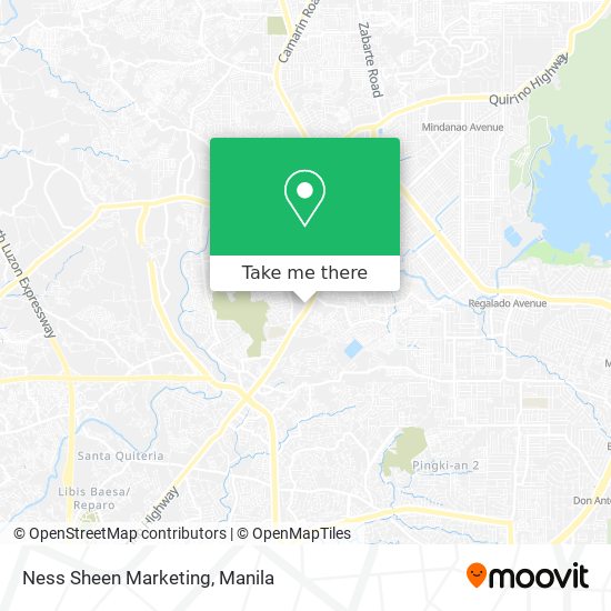 Ness Sheen Marketing map