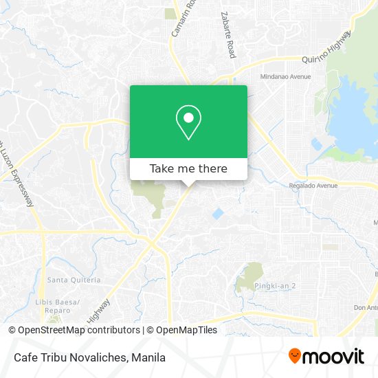 Cafe Tribu Novaliches map