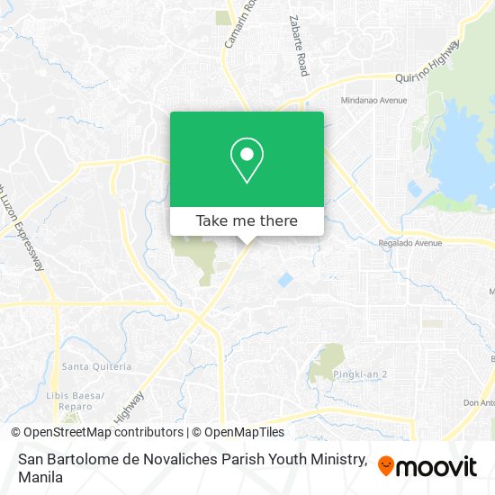 San Bartolome de Novaliches Parish Youth Ministry map