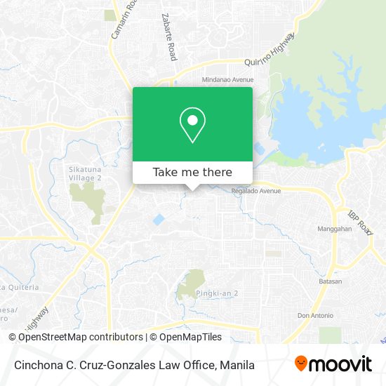 Cinchona C. Cruz-Gonzales Law Office map